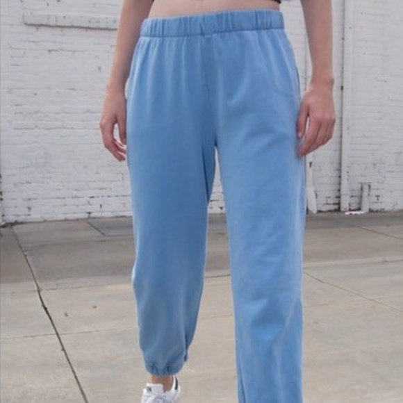 Brandy Melville Pants - NWOT Brandy Melville Rosa Blue Sweatpants